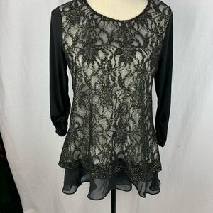 Style and co lace shirt